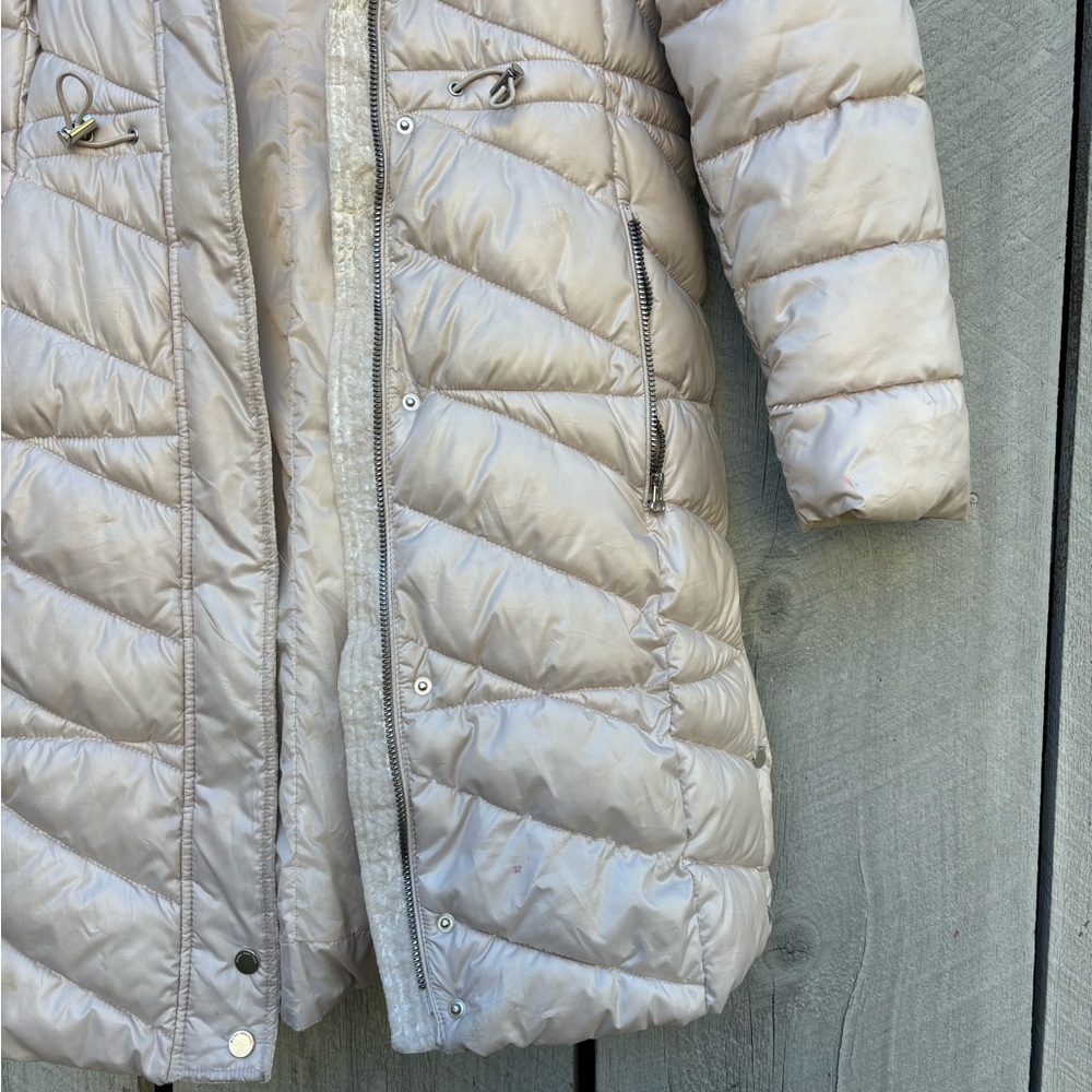 Marc New York Andrew Marc Coat with Hood in a Creamy Beige M - Picture 9 of 10